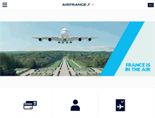 Tablet Screenshot of airfrance.co.za