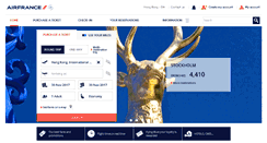 Desktop Screenshot of airfrance.com.hk
