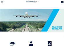 Tablet Screenshot of airfrance.com.mx